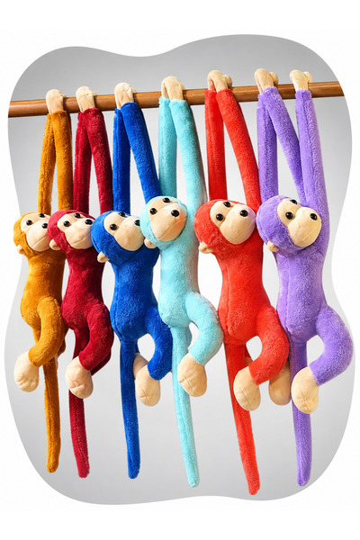 Miro Toys Boyuna Sarılan Müzikli Peluş Maymun 65 cm – Yumuşak ve Sevimli Oyun...