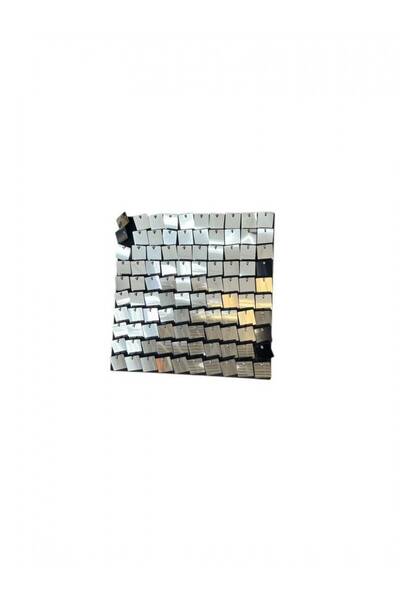 OEM Plastic Panel Background Decor 30cm X 30cm Silver P2008