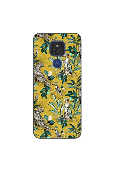 OEM Husa compatibila cu Motorola Moto E7 Plus Silicon Gel Tpu Model Yellow Ju...