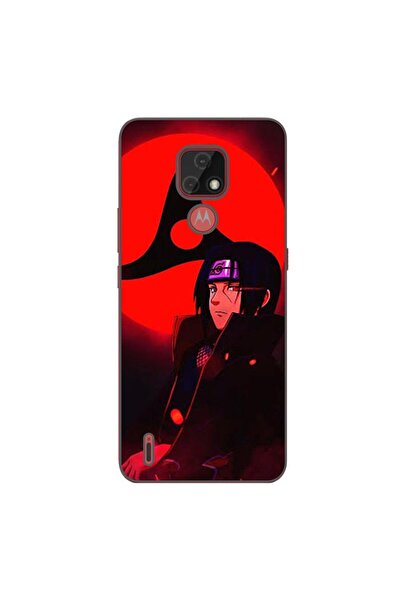 OEM Husa compatibila cu Motorola Moto E7 Silicon Gel Tpu Model Itachi Sharingan