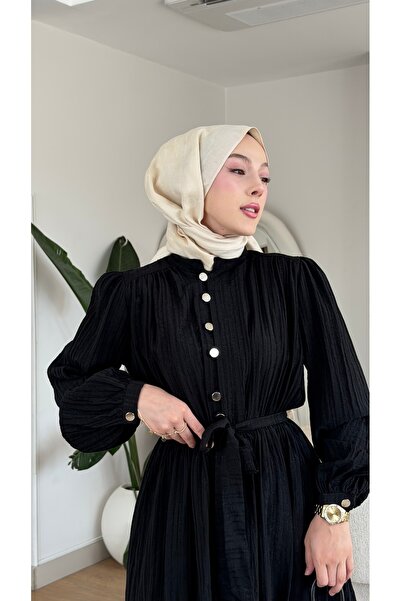 NİLNUR MODA فستان ماربيلا للموسم الجديد بتفاصيل أزرار