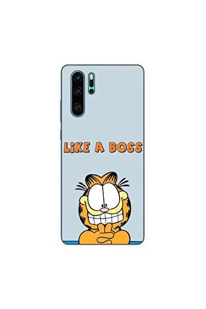 OEM Husa compatibila cu Huawei P30 Pro Silicon Gel Tpu Model Garfield Like A ...