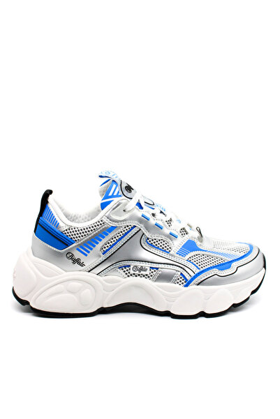 Buffalo Γυναικεία CLD Run Jog Sneakers Ασημί BUF1636184-SILVER WHITE BLUE