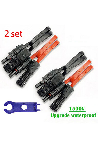 Choice6 1500v 6mm2 JMUYTOP Flat Solar Panel Extension Cable 12/10 AWG 4/6 mm2...