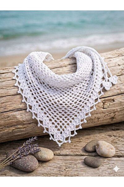 elemeğiürünler Elemeği Knitted Triangle Bandana