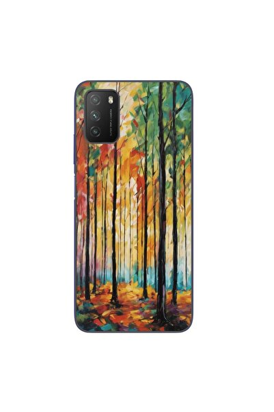 OEM Husa compatibila cu Xiaomi Poco M3 Silicon Gel Tpu Model Colored Forest Art