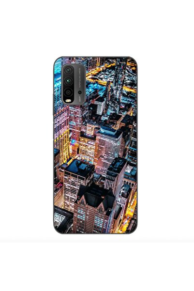 OEM Husa compatibila cu Xiaomi Redmi 9T Silicon Gel Tpu Model Night City