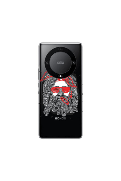 Other Honor Magic5 Lite 5G Cool glasses Transparent Silicone TPU Θήκη