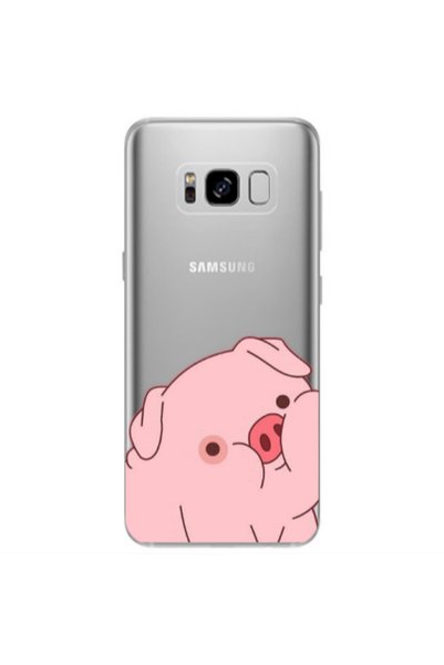 Other Samsung S8 Piggy 1 Transparent Silicone TPU Θήκη