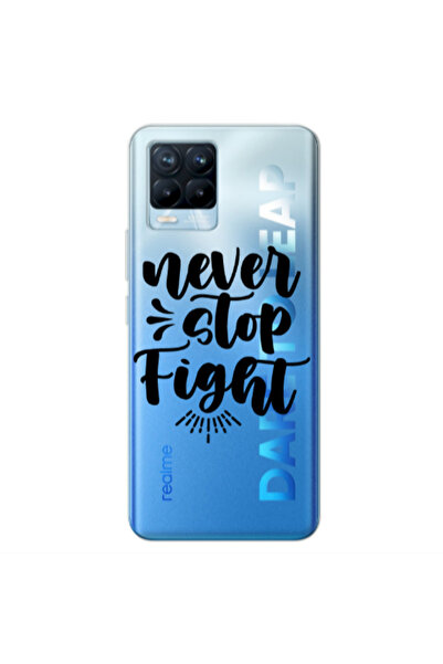 Other Realme 8 Pro Never stop fight Transparent Silicone TPU Θήκη