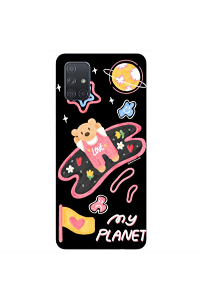 Other Samsung A71 My planet Transparent Silicone TPU Θήκη