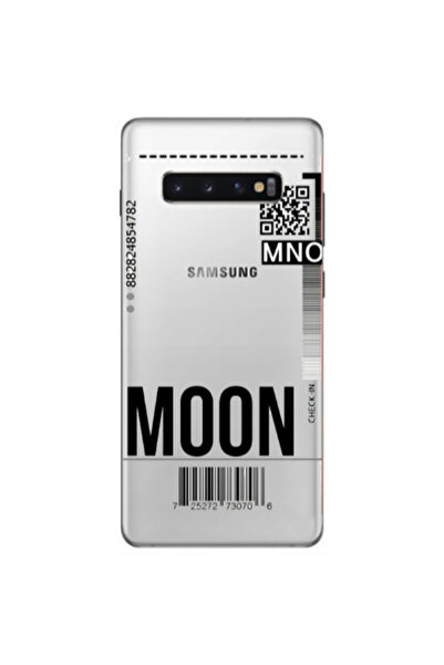 Other Samsung S10 Plus A ticket to the moon Transparent Silicone TPU Θήκη