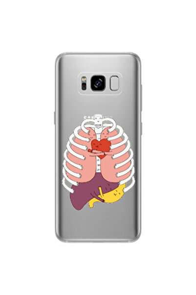 Other Samsung S8 Anatomy Transparent Silicone TPU Θήκη