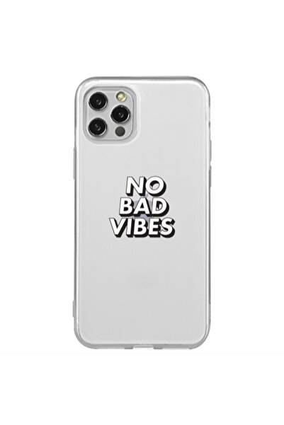 Other Apple iPhone 12 Pro No bad vibes Transparent Silicone TPU Θήκη