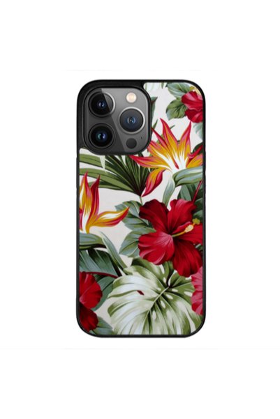 Other Apple iPhone 11 Pro laves and flowers Black Glossy Θήκη