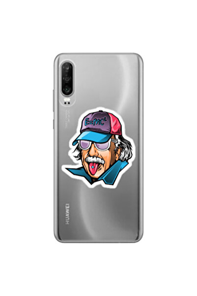Other Huawei P30 Einstein Transparent Silicone TPU Θήκη
