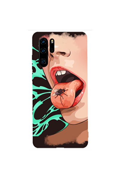 Other Huawei P30 Pro Black Snake Transparent Silicone TPU Θήκη