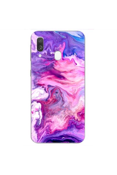 Other Samsung A40 Marble art Transparent Silicone TPU Θήκη