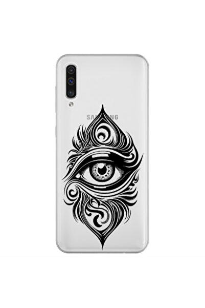 Other Samsung A50 Eye patterned drawing Transparent Silicone TPU Θήκη