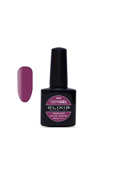 Elixir SEMI GEL (ΗΜΙΜΟΝΙΜΟ ΒΕΡΝΙΚΙ) - 879 (BYZANTIUM) 8ML