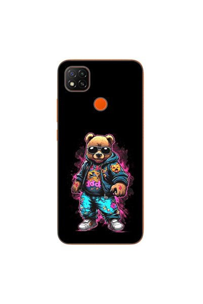 OEM Husa compatibila cu Xiaomi Redmi 9C, 9C NFC Silicon Gel Tpu Model Bear Co...