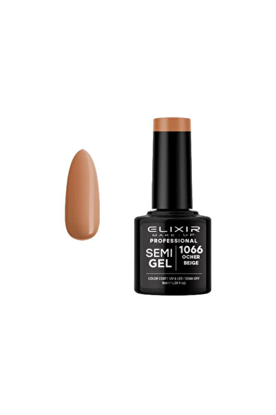 Elixir SEMI GEL (ΗΜΙΜΟΝΙΜΟ ΒΕΡΝΙΚΙ) - 1066 (OCHER BEIGE) 8ML