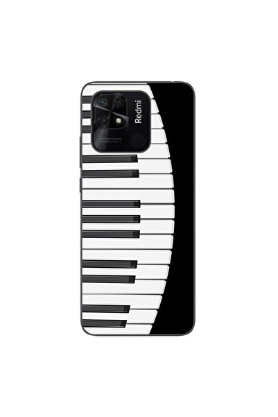 OEM Husa compatibila cu Xiaomi Redmi 10C Silicon Gel Tpu Model Piano Keys
