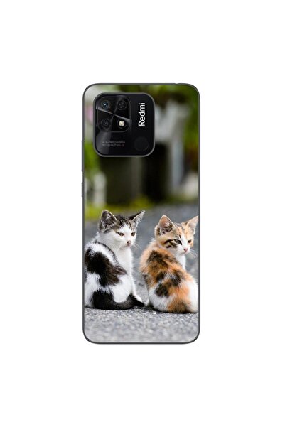 OEM Husa compatibila cu Xiaomi Redmi 10C Silicon Gel Tpu Model Kitties