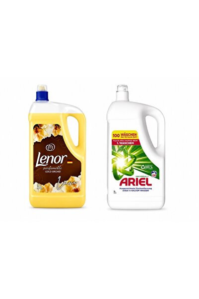 lenor Προωθητικό Πακέτο: Μαλακτικό Ρούχων με Άρωμα Ορχιδέας + Απορρυπαντικό Γ...