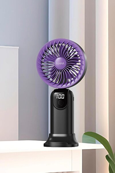 ROBEVE Auhma AUFN19 5 Kademeli Güçlü El Fanı Mini Fan – Şarjlı Taşınabilir Mi...