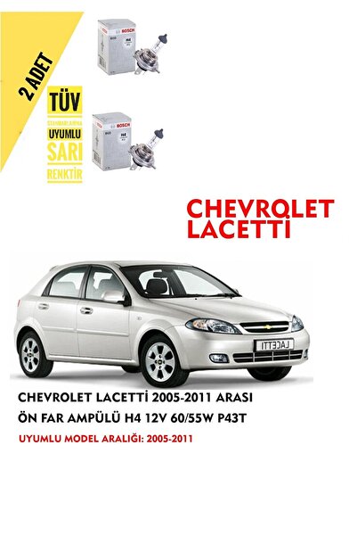 Bosch Chevrolet Lacetti 2005-2011 Arası Ön Far Ampül Takımı 2 Adet Sağ Sol 1....