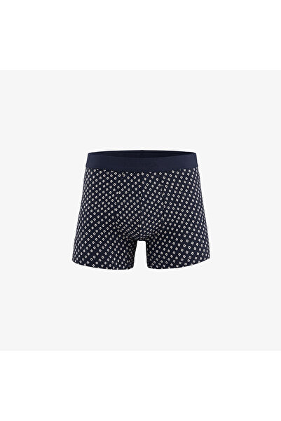 Nautica Erkek Lacivert Slim Fit Desenli Boxer