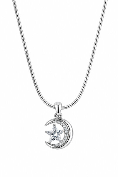 Jack Ferrero Women's colorfast steel necklace 50cm