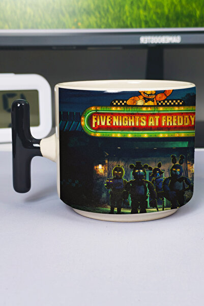 ZipZap Five Nights at Freddy's Printed Ceramic Luxury Mug (1 Piece) T-Shaped ...