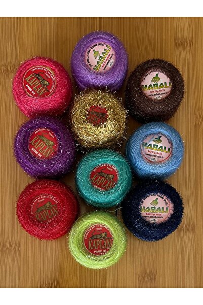 Lorin hobi Glittery Punch Strings Mixed 10-Pack Set;1