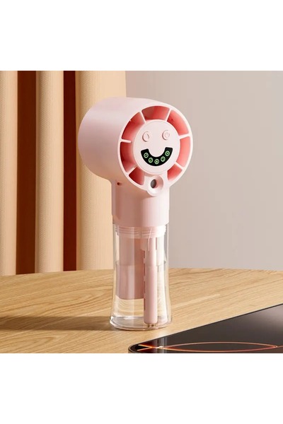 snapcart Portable Handheld Spray Fan USB Rechargeable 4 Speed Cooling Mist Fa...
