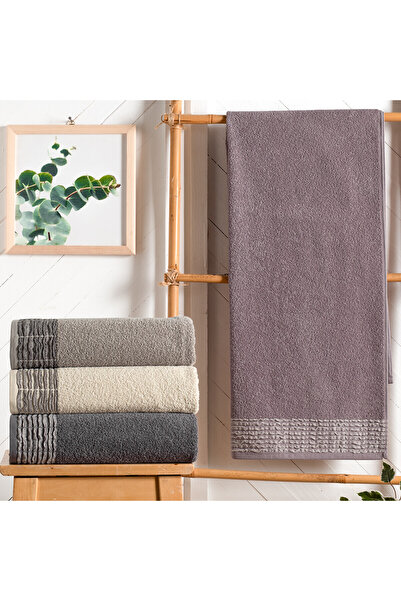 LC Waikiki Nevavm Farklı Line Armürlü Towel 70X140 Cm-Lavender
