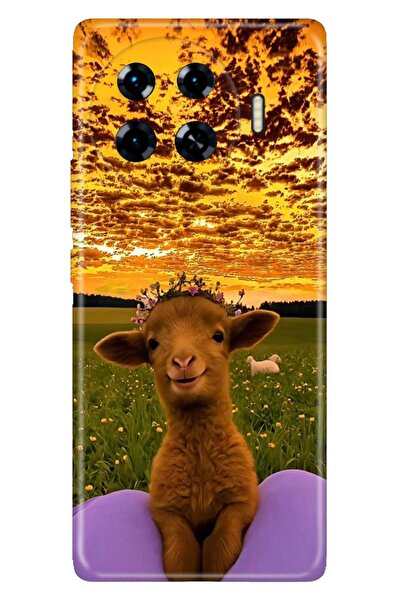 TECNO Spark 20 Pro+ Plus Kılıf Kuzu Temalı Desenli Darbe Emici Silikon