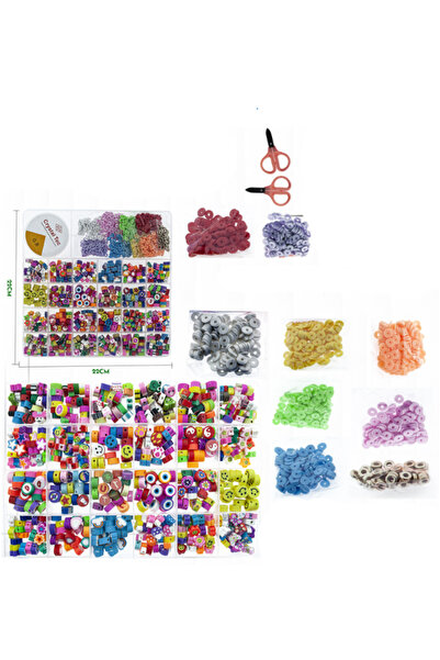 Other Kids Bracelet & Jewelry Making Kit – 600 Pieces Colorful Beads Set with...