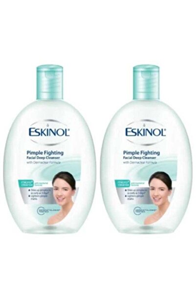 Eskinol Pimple Fighting Facial Deep Cleanser 225 ml 2 pcs