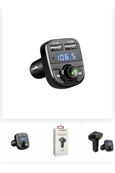 DİĞER1111 faseb Araç İçi Bluetooth FM Transmitter - Çakmaklık Girişli Kablosu...