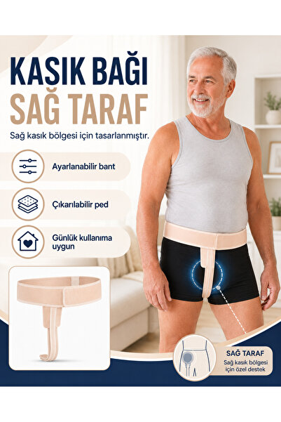 Aydın Online حزام رباط الفتق القابل للتعديل من الجانب الأيمن