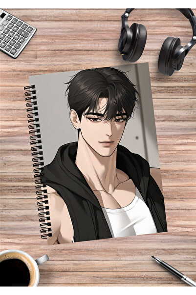 mertfigur Jinx Jaekyung Dan Bl Anime Spiral Notebook A5 (50 Sheets)