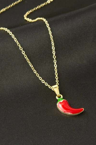 Eco Lounge Pepper Pointed Enamel Necklace