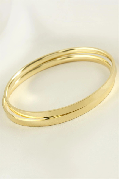 Eco Lounge 2 Pieces Ajda Luxury Steel Bracelet 65*4 mm