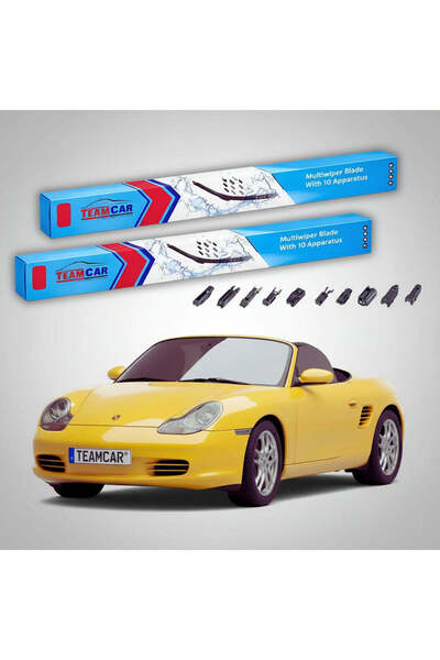 TEAMCAR Lamele ștergătoare Porsche Boxster 986 987 1996-2012 |   Set frontal ...