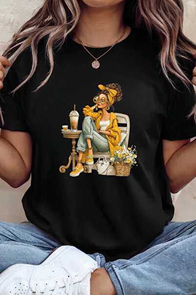 Sarah's Boutique Women's T-shirt – 100% cotton – Boho Coffee