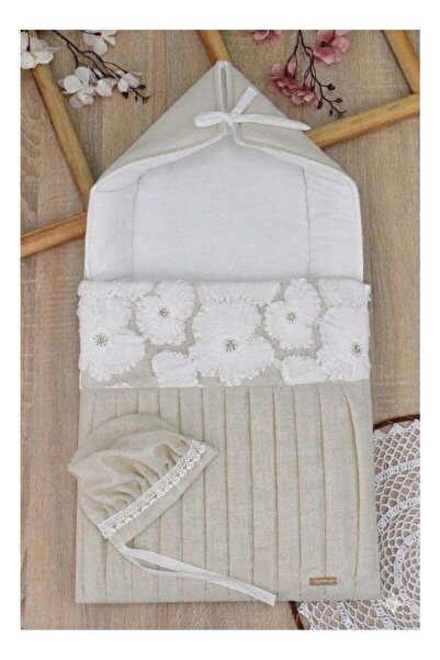 Fun Moment Luxurious Baby Swaddle with a Unique Lace Design and Hood