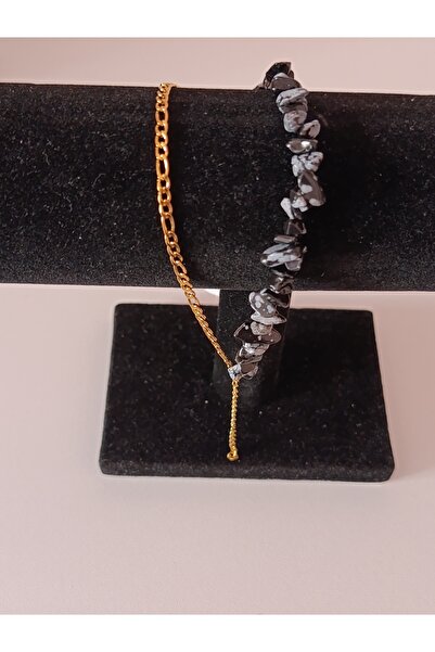 inox Double bracelet with Stone-Embellished