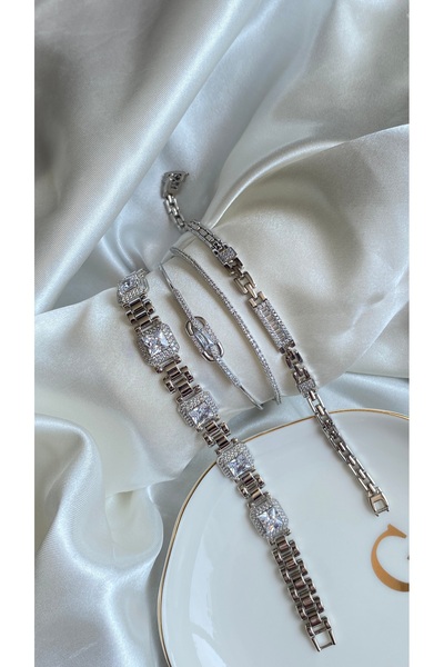 GAMZE Steel Vip Bracelet Set